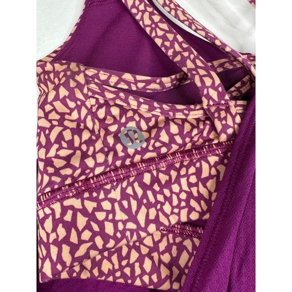 Lululemon Nouveau Limits Tank Sz 4 Regal Plum AS IS - Picture 4 of 7